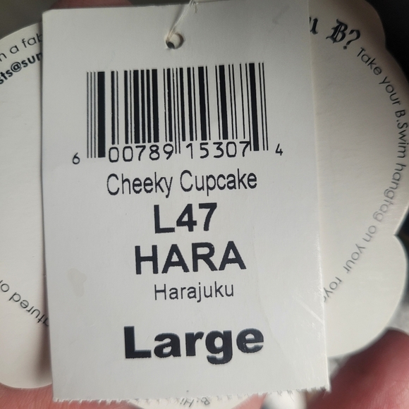 Bswim Bikini Swimsuit Multi Colored L - Picture 4 of 9